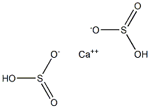 Calcium bisulfite Struktur