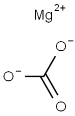Magnesium carbonate Struktur