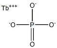Terbium(III) orthophosphate 化学構造式