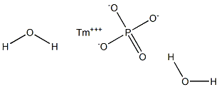 Thulium(III) orthophosphate dihydrate,,结构式