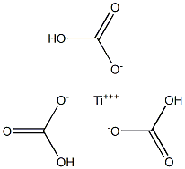 Titanium(III) bicarbonate,,结构式
