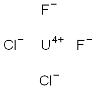 Uranium(IV) dichloride difluoride Struktur
