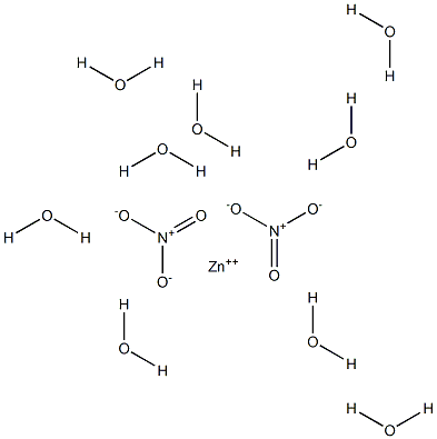 Zinc nitrate nonahydrate Structure