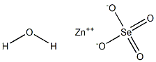 Zinc selenate monohydrate Structure