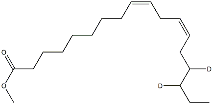 Linoleic Acid-15,16-D2 Methyl Ester Struktur