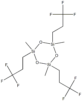 1,3,5-三(3,3,3-三氟丙基)三甲基环三硅氧烷, , 结构式