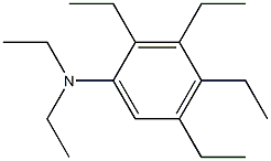 六乙基苯胺,,结构式