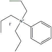 Phenyltripropylammonium iodide Struktur