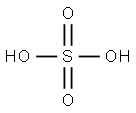Sulfuric acid solution 化学構造式