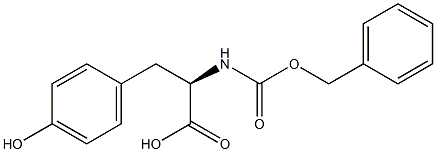 CBZ-D-酪氨酸,,结构式