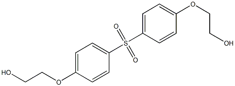 4,4'-Di(hydroxyethoxy)diphenyl sulfone Struktur