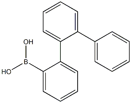 2-(联苯)苯硼酸,,结构式