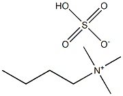 Butyl trimethyl ammonium hydrogen sulfate Structure