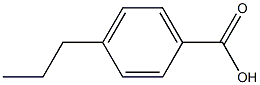 4-propylbenzoic acid Struktur