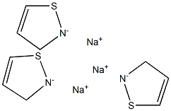 Isothiazole trisodium salt Structure