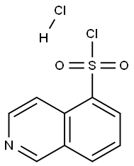 5-异喹啉磺酰氯化物盐酸盐, , 结构式