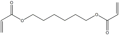 1,6-hexanediol diacrylate Struktur