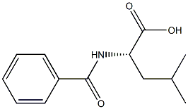 N-苯甲酰亮氨酸,,结构式