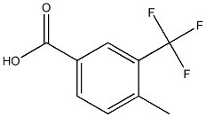 3-trifluoromethyl-4-methyl benzoic acid Structure