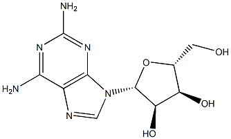 2-氨基腺核苷 结构式