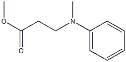 N-甲基-N-甲氧碳酰乙基苯胺 结构式