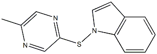 2-indolethio-5-methylpyrazine Structure