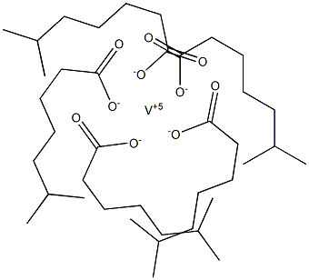 Vanadium Isooctanoate Struktur