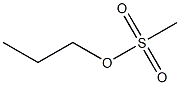 Propyl methanesulfonate 化学構造式