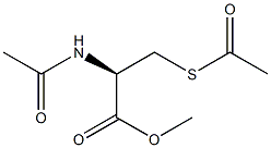N,S-二乙酰基半胱氨酸甲酯,,结构式