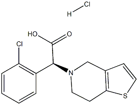右旋氯吡格雷盐酸盐 结构式