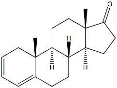 雄甾-2-烯-17-酮,,结构式
