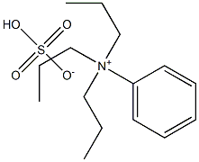 Phenyltripropylammonium hydrogen sulfate Struktur