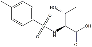 N-对甲苯磺酰-L-苏氨酸 结构式
