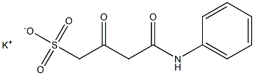 Acetoacetanilide-4-sulfonic acid potassium salt Structure