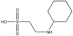 2-环己氨基乙磺酸,,结构式