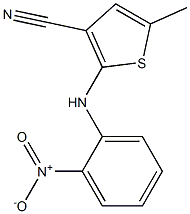 2-(2-nitroanilino)-3-cyano-5-methylthiophene