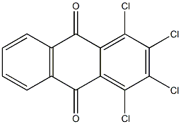 tetrachloroanthraquinone Structure