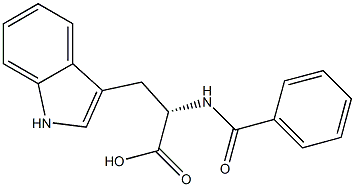 N-苯甲酰色氨酸, , 结构式