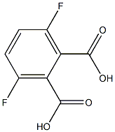 3,6-二氟邻苯二甲酸,,结构式