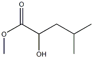 Methyl 2-hydroxy-4-methylpentanoate Structure