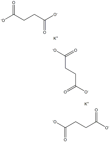 三水琥珀酸二钾, , 结构式