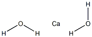 Calcium dihydrate Struktur