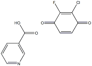 3-氯-2-氟苯肼烟酸盐,,结构式