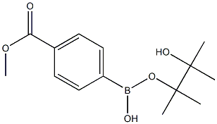 4-甲氧羰基苯硼酸频哪醇酯, , 结构式