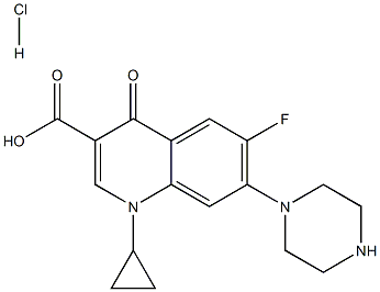Ciprofloxacin hydrochloride tablets Structure