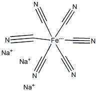 铁氰化钠, , 结构式