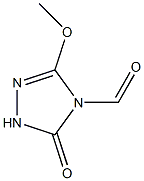 3-甲氧基-4-甲基-5-氧-1H-1,2,4-三唑啉酮,,结构式