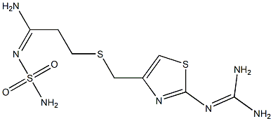 Famotidine tablets Structure