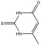 6-Methyl-2-thiouracil 化学構造式