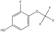 3-Fluoro-4-(trifluoromethoxy)phenol Struktur